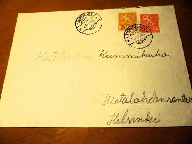 1963 Tuupovaara sekapostitekuori