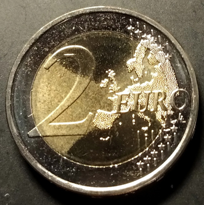 Suomi 2 euro 2020 juhlaraha - VIRHEELLINEN - Turun yliopisto