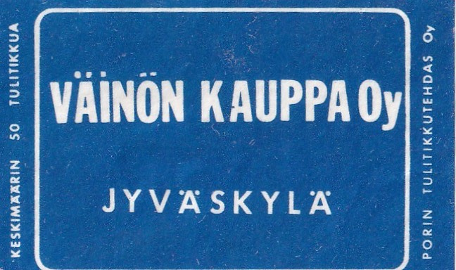 Jyväskylä. Väinön Kauppa Oy  b509