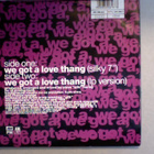 CE CE PENISTON  ::  WE GOT A LOVE THANG :: VINYL  7"    1991 - pikkukuva 2