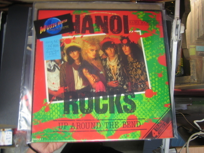 HANOI ROCKS - UP AROUND THE BEND 12'' MAXI EX+/EX+
