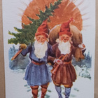 Tontut tuovat kuusen ja lahjasäkin, p. 1942 + r. Tubi-jm - pikkukuva 1