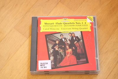 Mozart Flute Quartets Nos. 1–4 Emerson String Quartet  CD