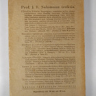 J. E. Salomaa : Filosofian probleemeja - pikkukuva 2