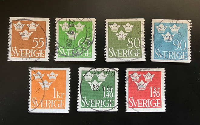 Ruotsi, Tre krunor, 1940-1950 luku (7 kpl)