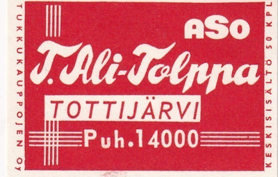 Sodankylä. Sodankylän Kauppa  Oy, ASO    6/11