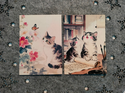 ~Kissa kortti~ 2kpl