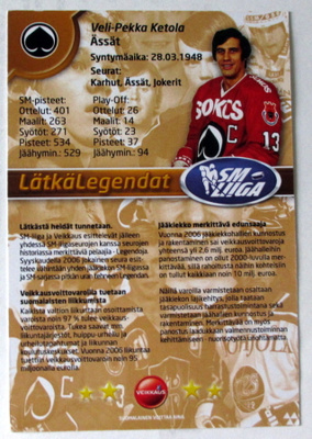 VELI-PEKKA KETOLA ÄSSÄT