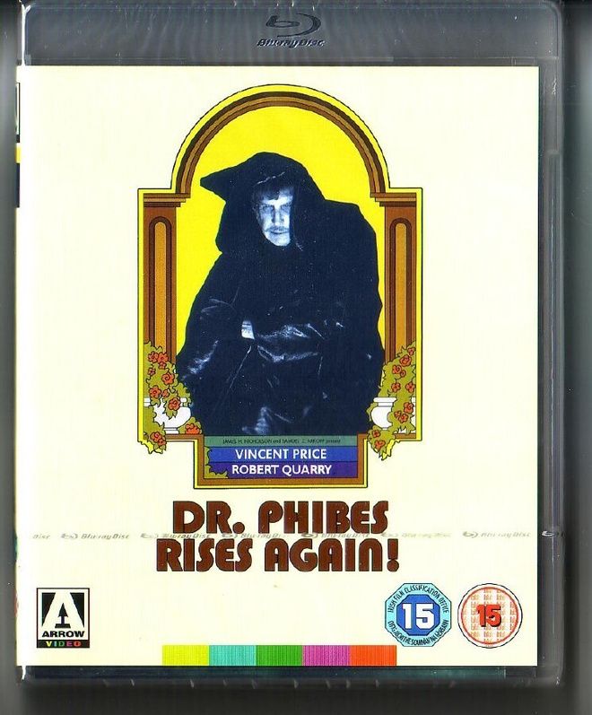 blu-ray, Dr. Phibes Rises Again - UUSI / New [kauhu, komedia