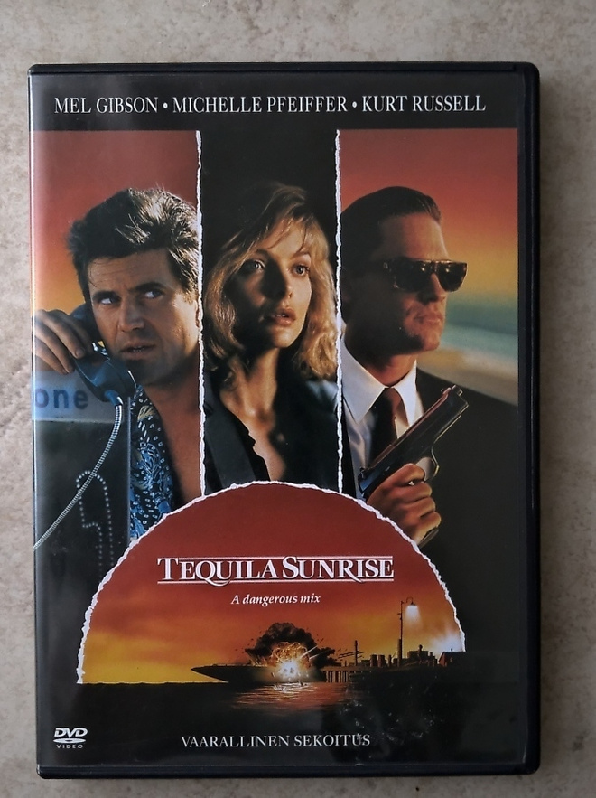 Tequila Sunrise – vaarallinen sekoitus (1988), DVD.