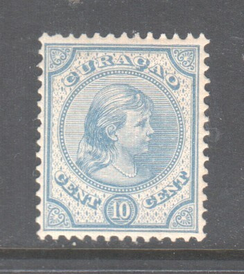 Curacao 1892 10 C vanhaa