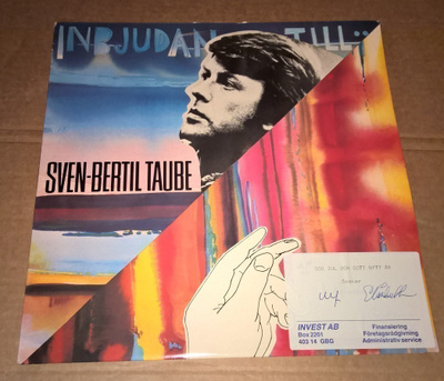 SVEN-BERTIL TAUBE  INBJUDAN TILL....   LP EMI