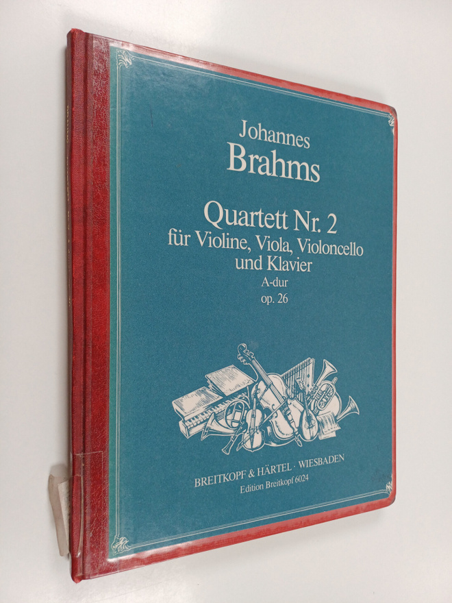 Johannes Brahms : Quartett Nr. 2 fur Violinen, Viola, Vio...