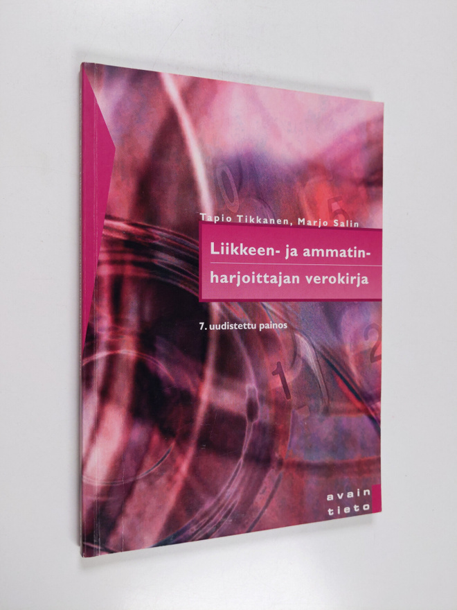 Marjo Salin ym. : Liikkeen- ja ammatinharjoittajan verokirja