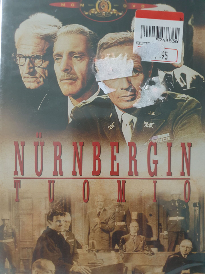 Nurnbergin tuomio (1961) 11 Oscarin ehdokas DVD