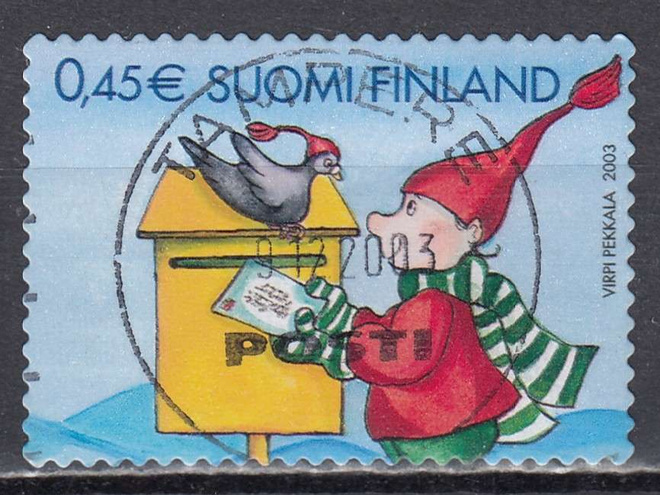 2003 Lape 1670 Joulutervehdysten postittaminen - Llo