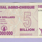 Zimbabwe 5 000 000 000 Dollaria v.2008 UNC P-61 - pikkukuva 1