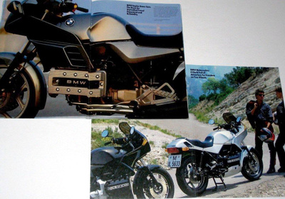 1986 BMW moottoripyörät mallisto esite - 30 sivua  KUIN UUSI
