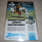 Ben Johnson Valio maito / Zenith tietokone -88 mainos - pikkukuva 2