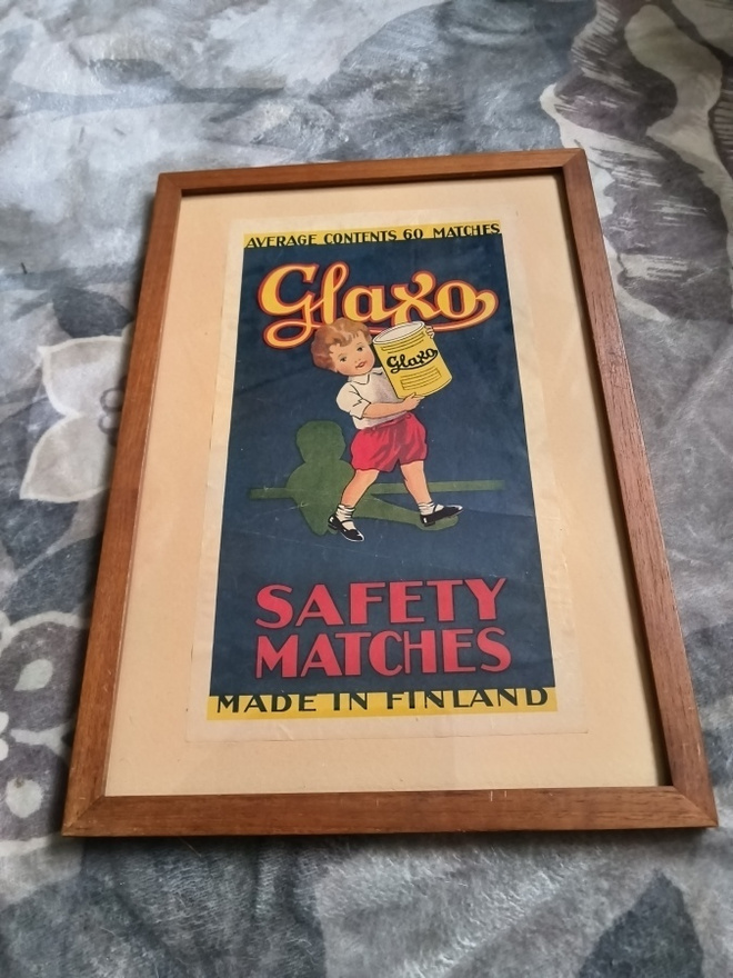 Glaxo Safety Matches Made in Finland kuva