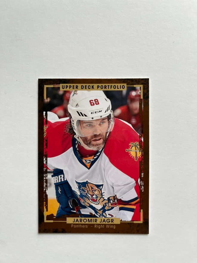 2015-16 UD Portfolio Jaromir Jagr #165