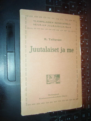 Knut Tallqvist: Juutalaiset ja me ( 1 p.1910 ) sis.postikulu