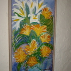 Aino Merimaa  LILJANKUKKIA  Öljyväri 82x50cm - pikkukuva 2