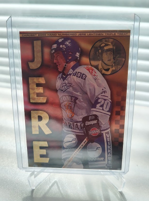 1999-00 Cardset Jere Lehtinen Triple Treat 5/1000
