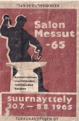 Salo, Messut - 65, Suurnäyttely 30.7 -8.8.1965    , 3/12