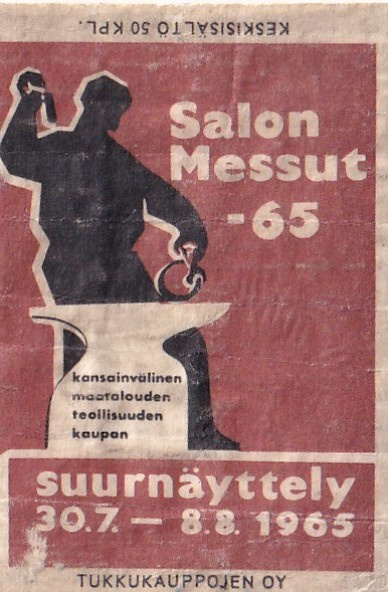 Salo, Messut - 65, Suurnäyttely 30.7 -8.8.1965    , 3/12