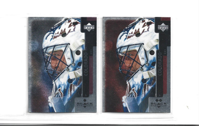 2 X PATRICK ROY (mv) COLORADO - 1998 BLACK DIAMOND 1*+2**