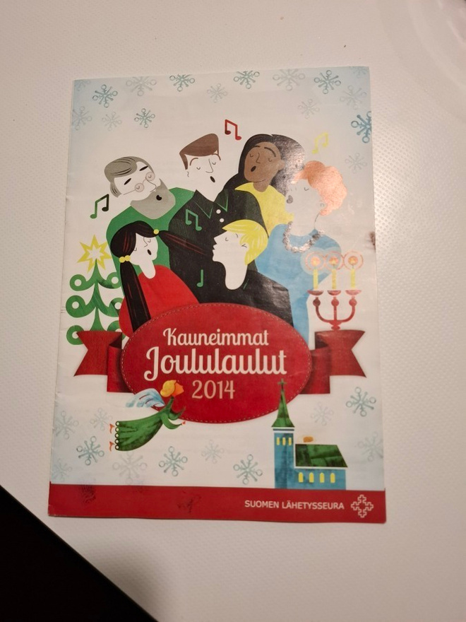 Kauneimmat joululaulut -vihko 2014
