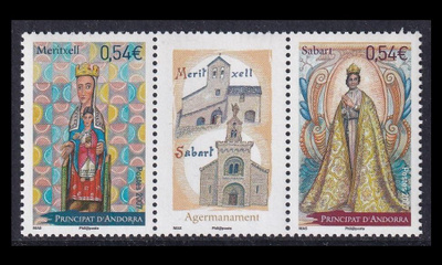 Andorra Fr 662-3ds ** Pyhiinvaelluskohteita (2007)