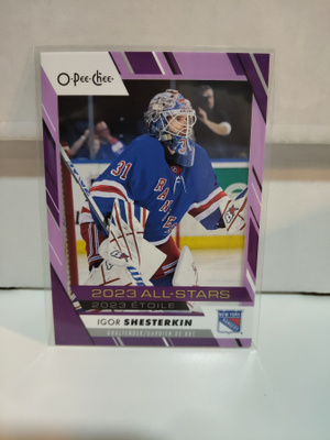 2023-24 O-Pee-Chee Purple Border #519 Igor Shesterkin 14/49