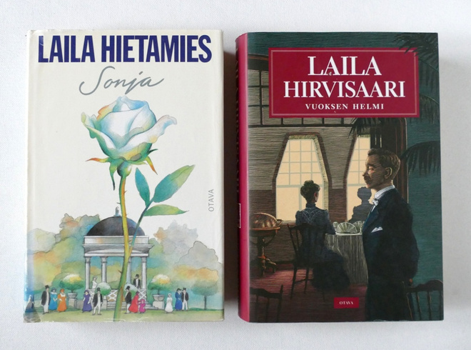 Laila Hietamies/Hirvisaari 2 romaania: Sonja & VUOKSEN HELMI