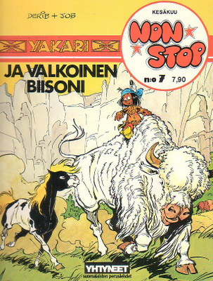 Derib: Yakari - VALKOINEN BIISONI + keräilytarra (1p)