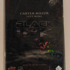 Carter Mazur 2025-26 UD Ice Black Ice Rookie - pikkukuva 2