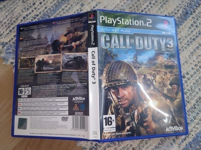 call of duty 3 ps2 cib suomi/nordic