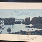 Saimaan kanava Rättijärveltä, kulkenut käsipostissa 1909 - pikkukuva 1