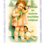 °°YSTÄVÄÄ ON MUKAVA ONNITELLEN....°°- KORTTI / Bessie Pease - pikkukuva 1