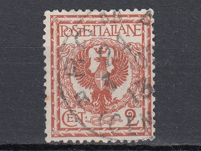 Italia 1901 Mi 75 Savoy Eagle with Ornaments
