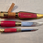 Kaksineuvoinen Härmän-puukko, 15/21 cm, Iisakki Järvenpää - pikkukuva 1