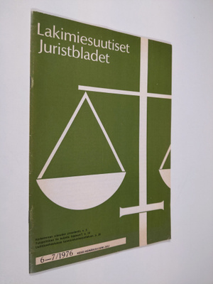 Lakimiesuutiset 6-7/1976