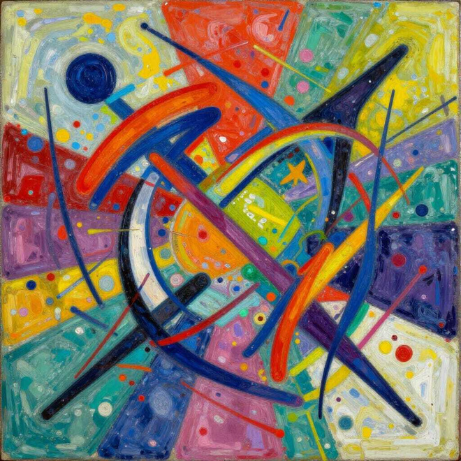 Uusi abstrakti alumiinitaulu 20 cm x 20 cm