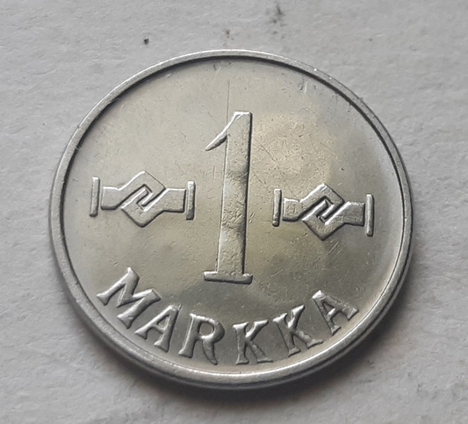 1 markka v. 1962, circ