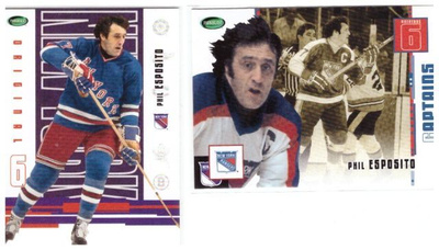 2 x PHIL ESPOSITO Rangers, 03-04 Parkhurst