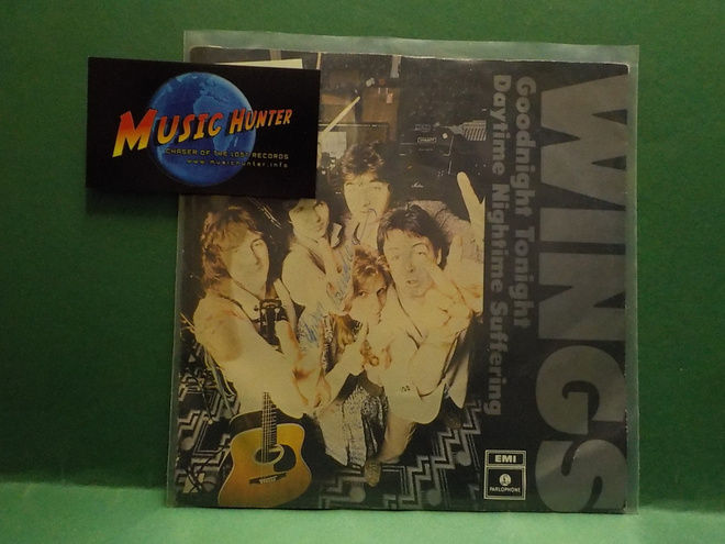 WINGS - GOODNIGHT TONIGHT EX+/EX+ SCANDINAVIAN PRESS 7"