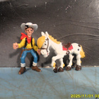 HYVÄT LUCKY LUKE & JOLLY JUMPER FIGUURIT SCHLEICH 1984 - pikkukuva 1