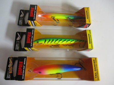 Rapala Scatter Rap vaappuja 3 kpl , uusia