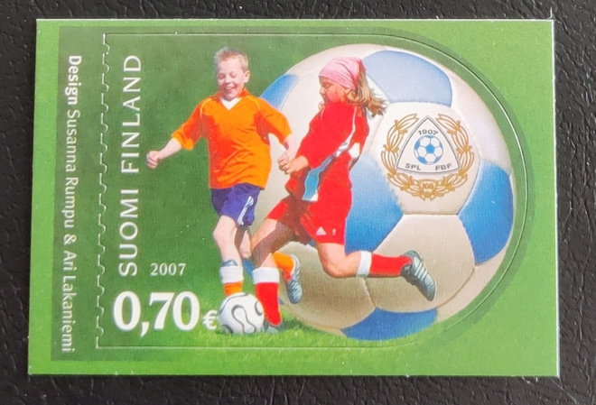 2007 Suomen Palloliitto 100 vuotta 0,70€ **